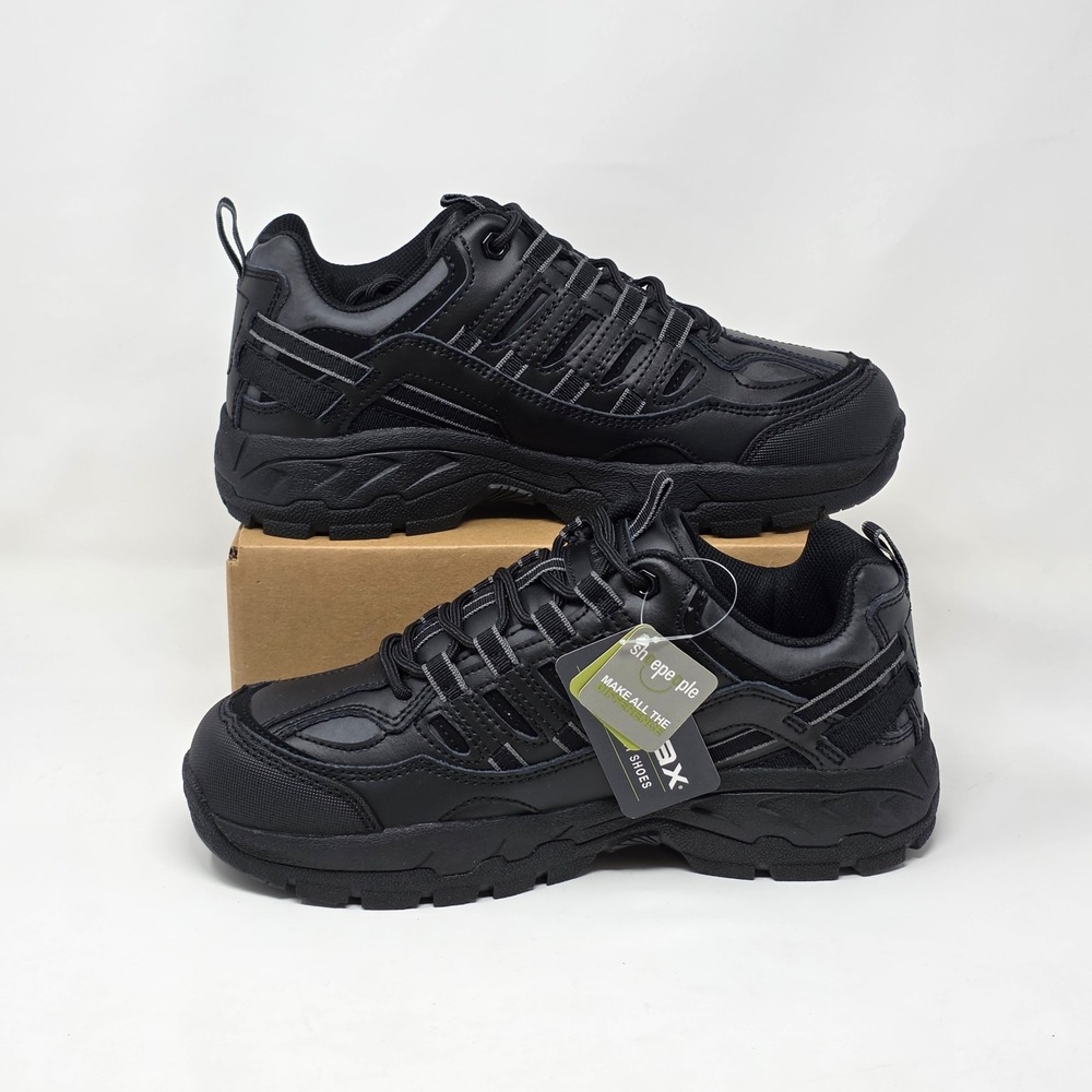 SR‎ Max Carbondale Work Boots Mens 8 Black Slip Resistant Soft Toe SRM4500